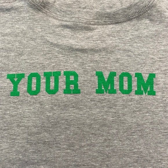 New Gray short sleeve t-shirt with gym humor - Picture 2 of 4
